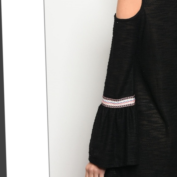 ❣!! BOHO BLACK DRESS 💋💋 - Picture 3 of 5